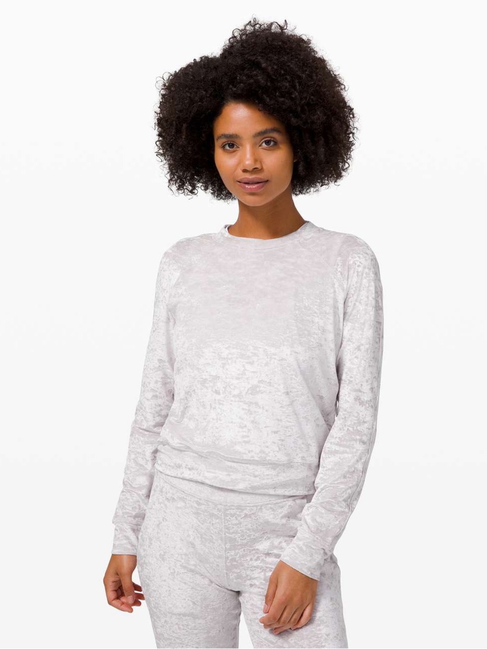 Lululemon Warm Down Crew *Crushed Velvet size 10